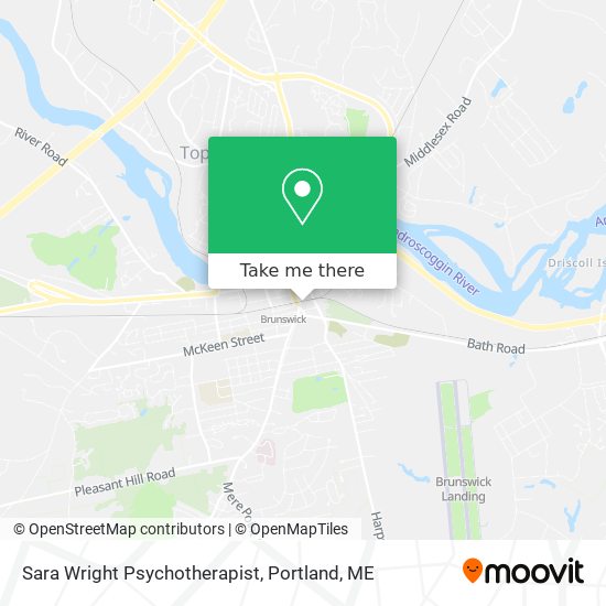Sara Wright Psychotherapist map