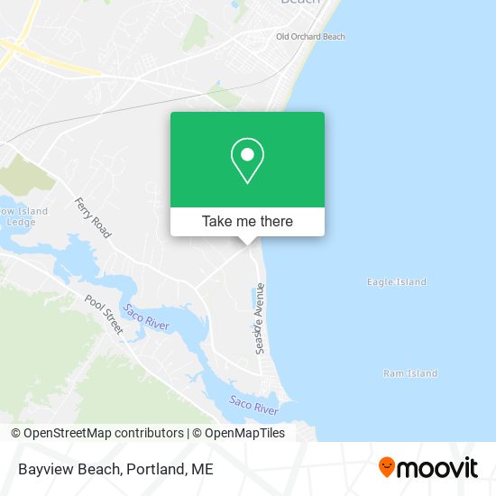 Bayview Beach map