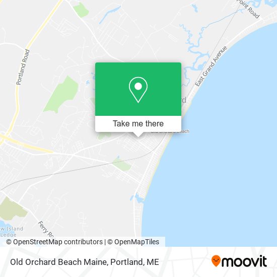 Mapa de Old Orchard Beach Maine