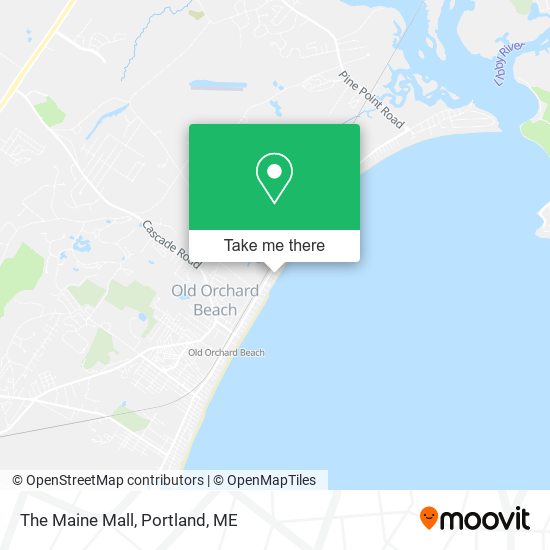 The Maine Mall map