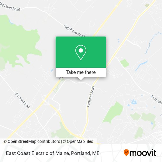 East Coast Electric of Maine map