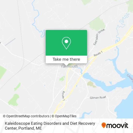 Kaleidoscope Eating Disorders and Diet Recovery Center map