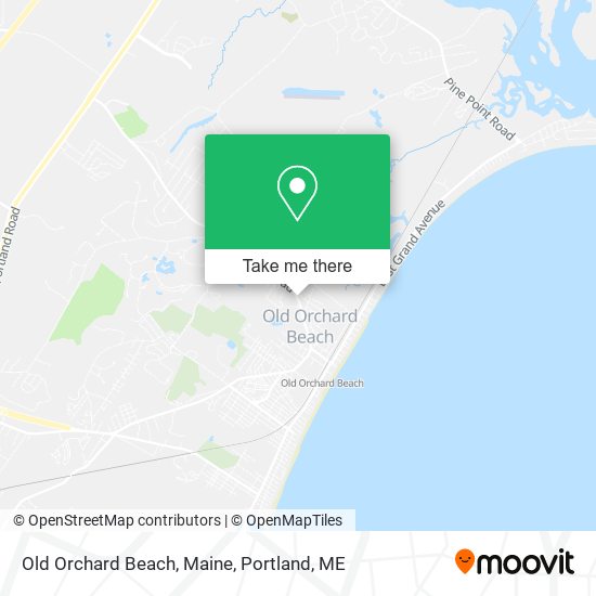 Old Orchard Beach, Maine map