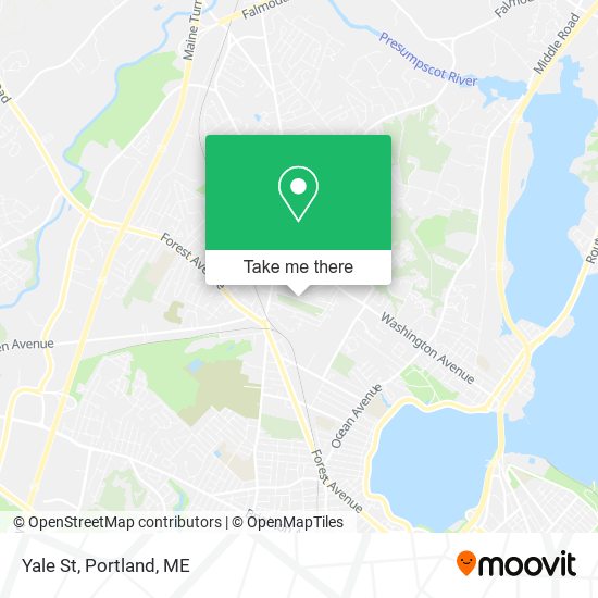 Yale St map