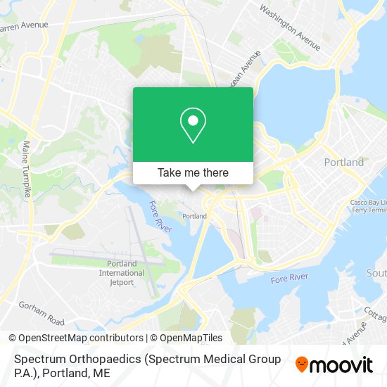 Spectrum Orthopaedics (Spectrum Medical Group P.A.) map