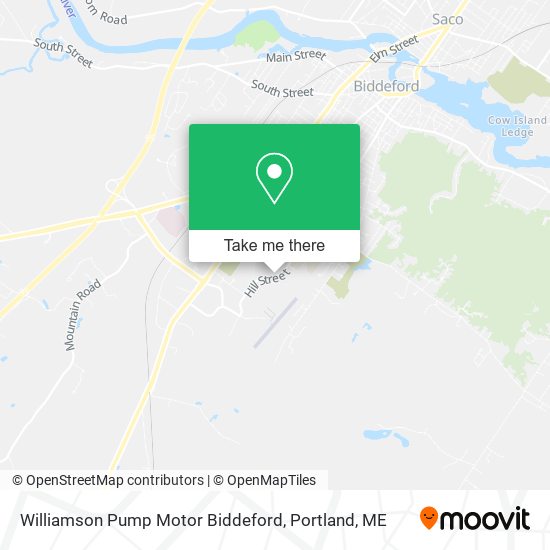 Williamson Pump Motor Biddeford map