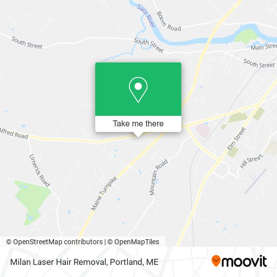 Milan Laser Hair Removal map