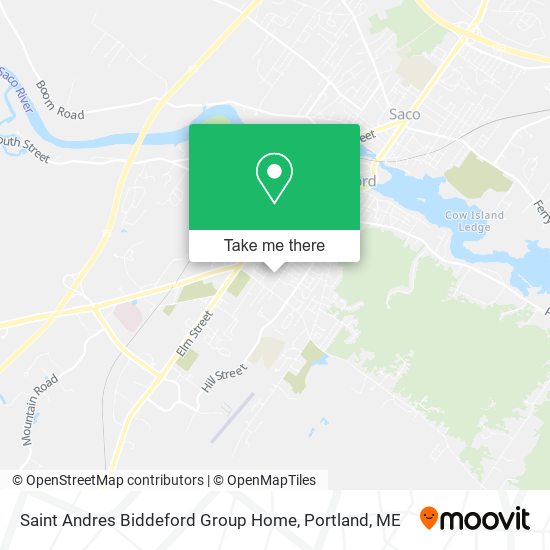 Saint Andres Biddeford Group Home map