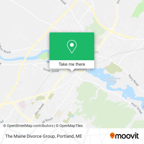 The Maine Divorce Group map