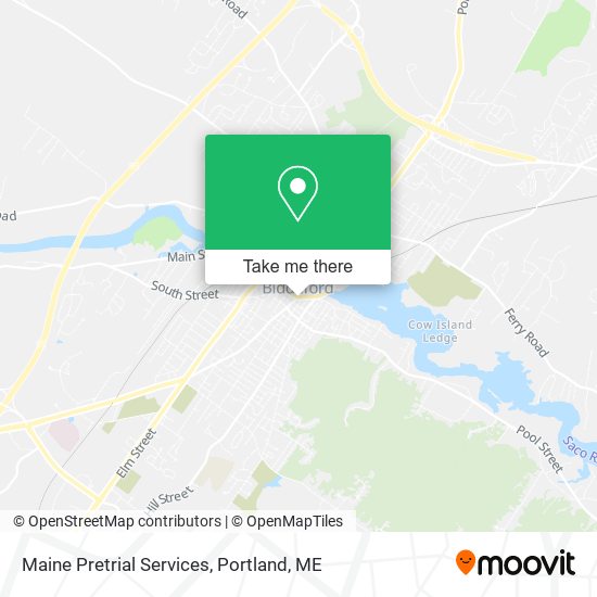 Maine Pretrial Services map