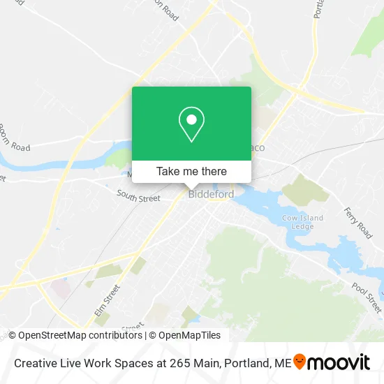 Creative Live Work Spaces at 265 Main map