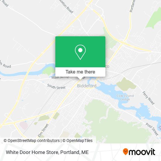 White Door Home Store map