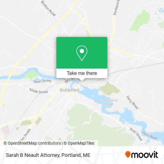 Sarah B Neault Attorney map