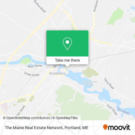 The Maine Real Estate Network map