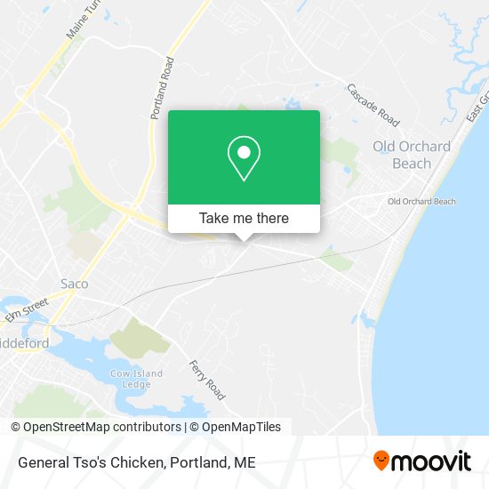 General Tso's Chicken map