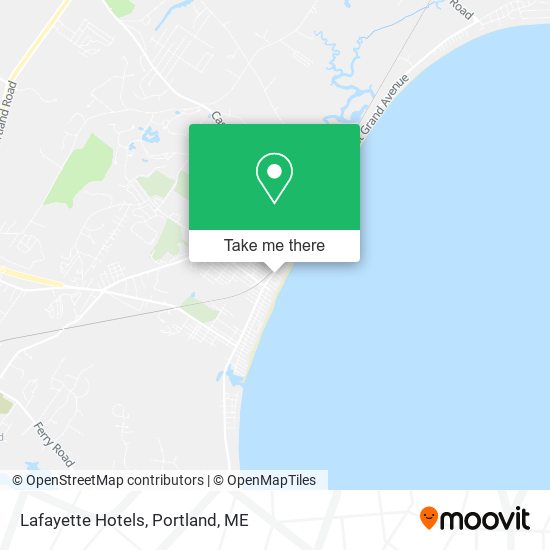 Lafayette Hotels map