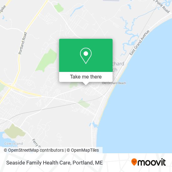 Seaside Family Health Care map