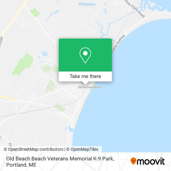 Old Beach Beach Veterans Memorial K-9 Park map