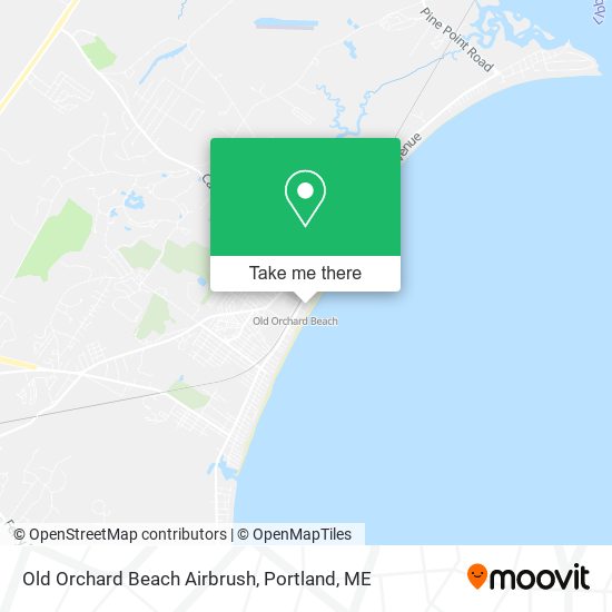 Old Orchard Beach Airbrush map