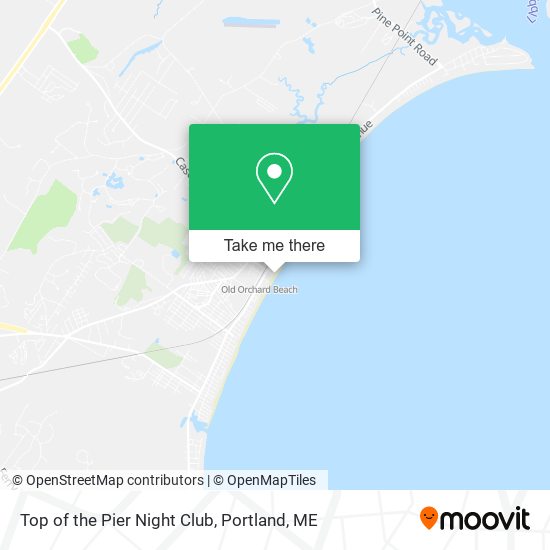 Top of the Pier Night Club map