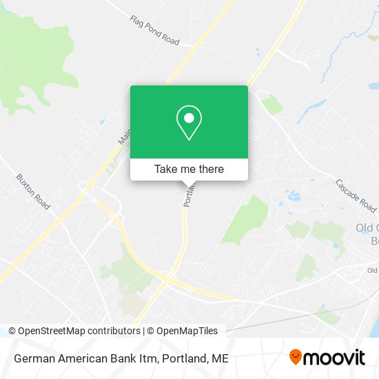 German American Bank Itm map