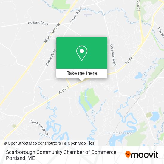 Scarborough Community Chamber of Commerce map