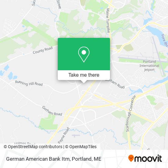 German American Bank Itm map