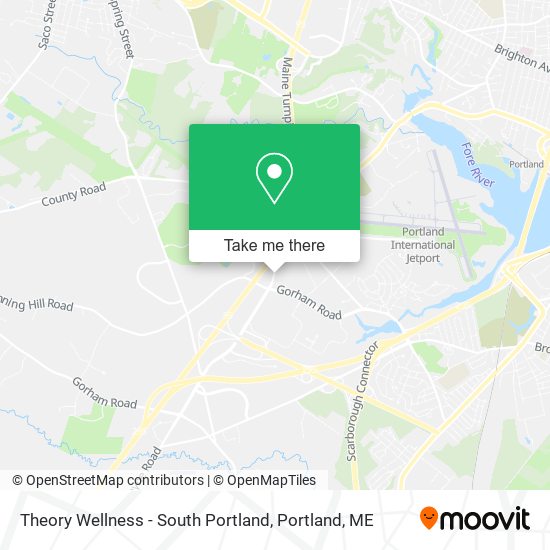 Theory Wellness - South Portland map