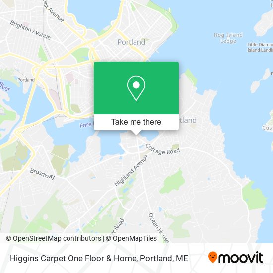 Higgins Carpet One Floor & Home map
