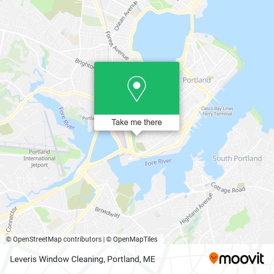 Leveris Window Cleaning map