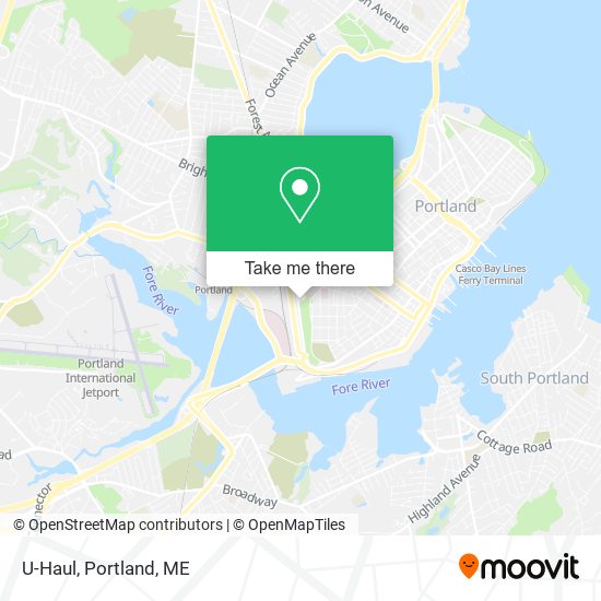 U-Haul map