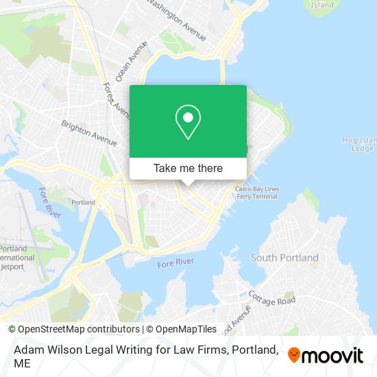 Adam Wilson Legal Writing for Law Firms map
