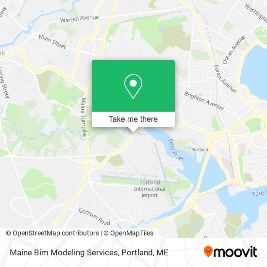 Maine Bim Modeling Services map
