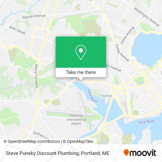 Steve Punsky Discount Plumbing map