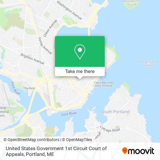 United States Government 1st Circuit Court of Appeals map