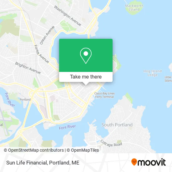 Sun Life Financial map