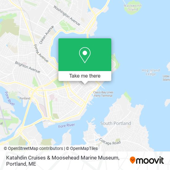 Katahdin Cruises & Moosehead Marine Museum map