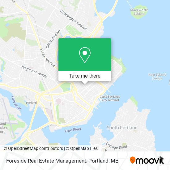 Foreside Real Estate Management map