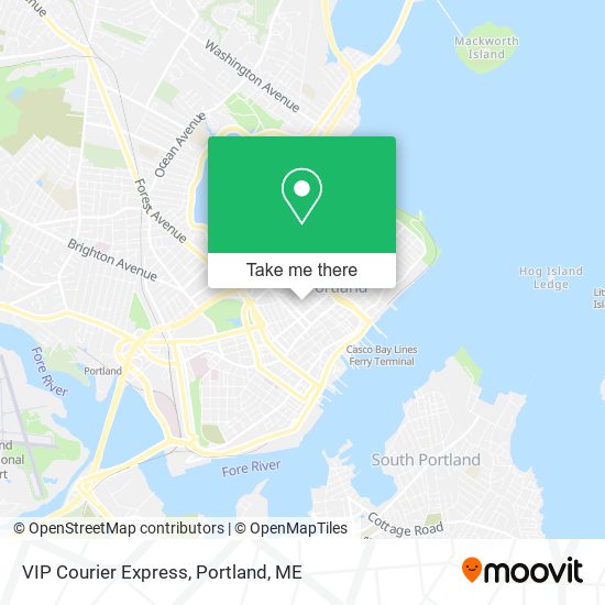 VIP Courier Express map