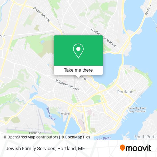 Jewish Family Services map