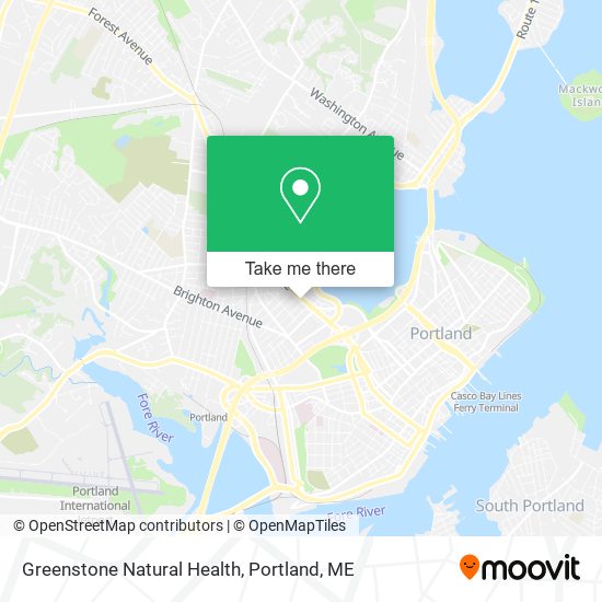 Greenstone Natural Health map