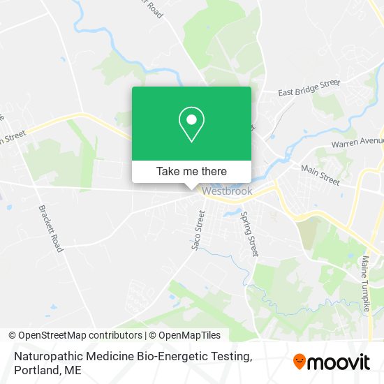 Naturopathic Medicine Bio-Energetic Testing map