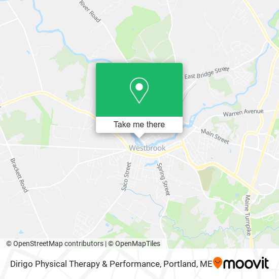 Dirigo Physical Therapy & Performance map