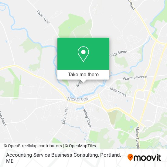 Accounting Service Business Consulting map