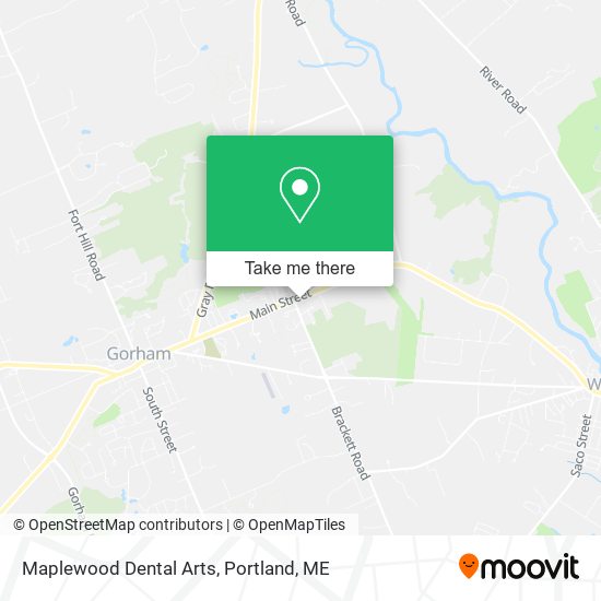 Maplewood Dental Arts map