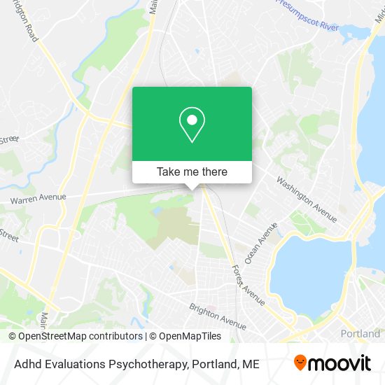 Adhd Evaluations Psychotherapy map