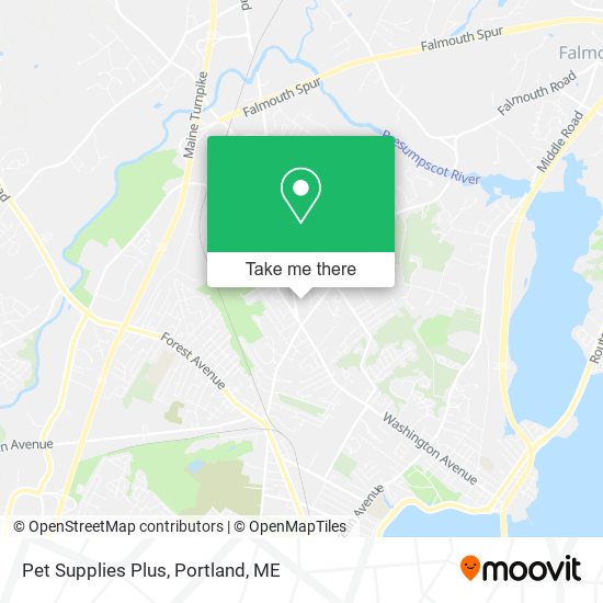 Pet Supplies Plus map