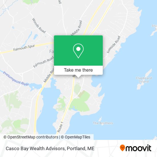 Casco Bay Wealth Advisors map