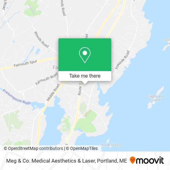 Meg & Co. Medical Aesthetics & Laser map