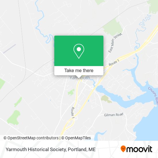 Yarmouth Historical Society map
